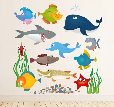 Acvariu copii autocolant - TenStickers