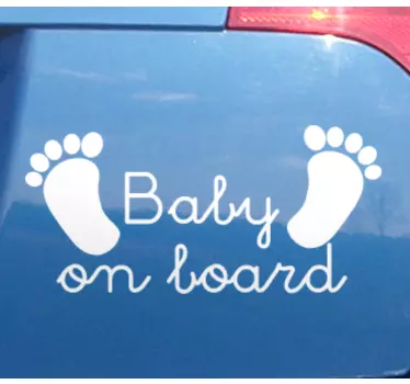 Etichete animale semn de amprente de bebeluș - TenStickers