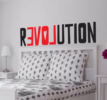 Etichete animale iubește-ți revoluția - TenStickers