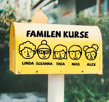 Etichete animale personalizare distracție în familie - TenStickers