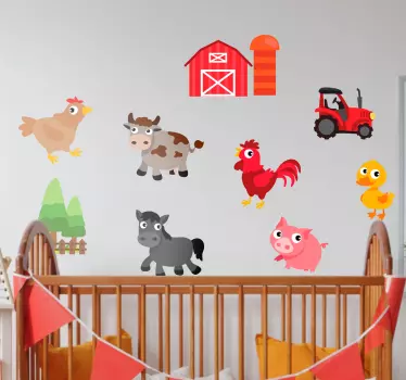Animale de fermă decal - TenStickers