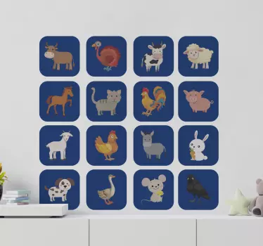 Animale ferme animal decal - TenStickers