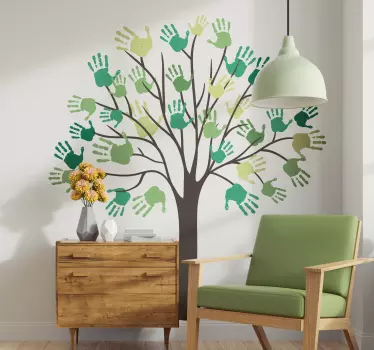 Arborele mâini decal - TenStickers