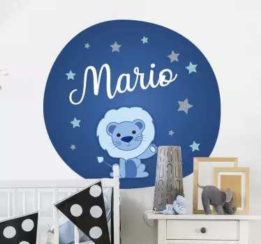 Arta de leu pentru sugari arta de perete - TenStickers
