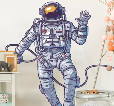 Astronaut wall sticker - TenStickers