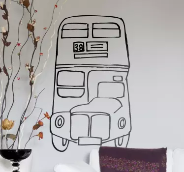 London autocolant desen autocolant pentru dormitor - TenStickers