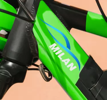 Autocolant cadru pentru biciclete personalizabil - TenStickers
