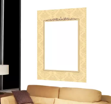 Autocolant cu ramă decorativă în relief - TenStickers