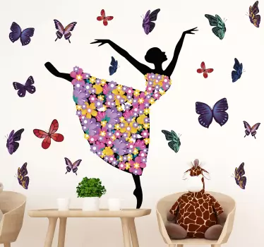 Autocolant dans fluture - TenStickers