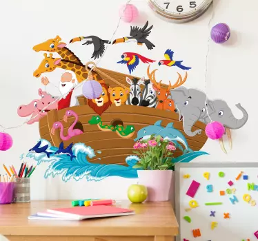 Autocolant de artă de perete al lui noah - TenStickers