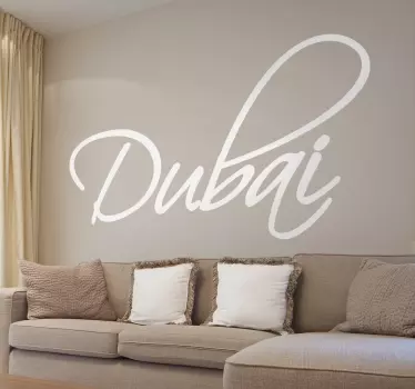 Autocolant de caligrafie din dubai - TenStickers