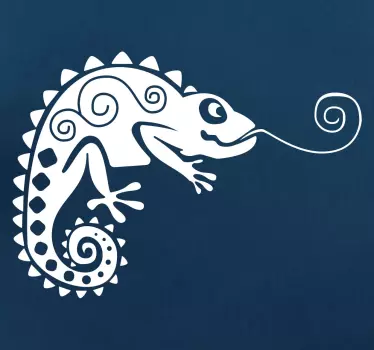 Autocolant de cameleon monocolor - TenStickers