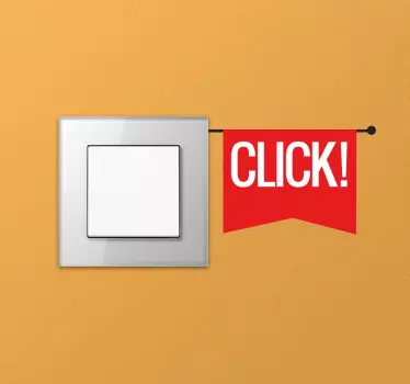 Autocolant de comutare „faceți clic” - TenStickers