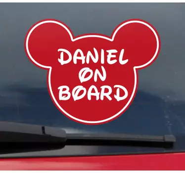 Autocolant de design pentru bebeluși în mașină - TenStickers