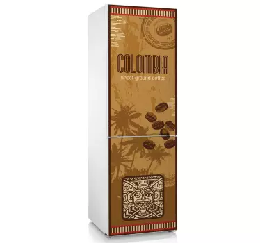 Autocolant de frigider pentru cafele colombiene - TenStickers