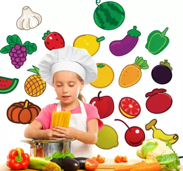 Autocolant de fructe și legume - TenStickers