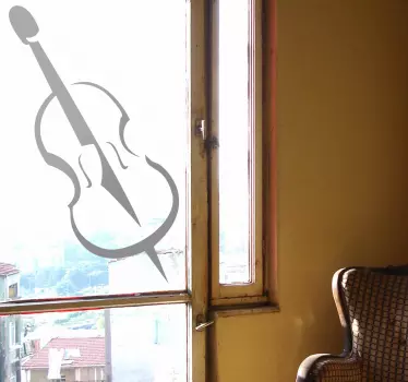 Autocolant de muzică pentru vioară - TenStickers