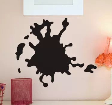 Autocolant de perete abstract de vopsea - TenStickers