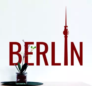 Autocolant de perete berlin - TenStickers