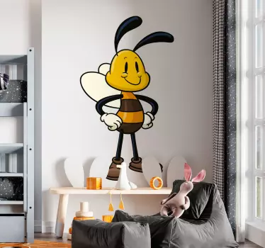 Autocolant de perete de insecte de albine - TenStickers