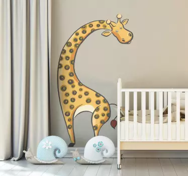 Autocolant de perete girafa pentru copii - TenStickers