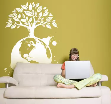 Autocolant de perete global - TenStickers