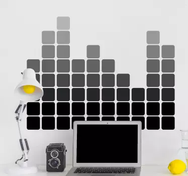 Autocolant de perete grafic sonor - TenStickers