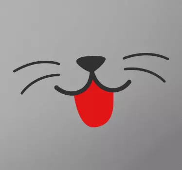 Autocolant de perete gura gurii - TenStickers