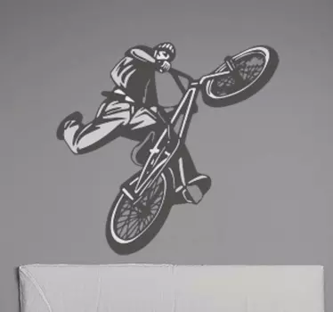 Autocolant de perete pentru biciclete cross room pentru tineret - TenStickers