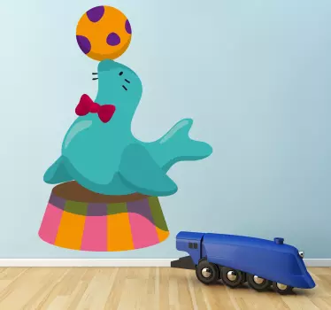 Autocolant de perete sigiliu de circ - TenStickers