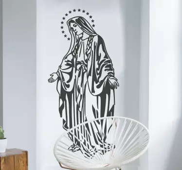 Autocolant de perete virgin mary - TenStickers