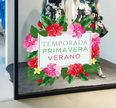 Autocolant de perete de primăvară-vară de vânzare - TenStickers