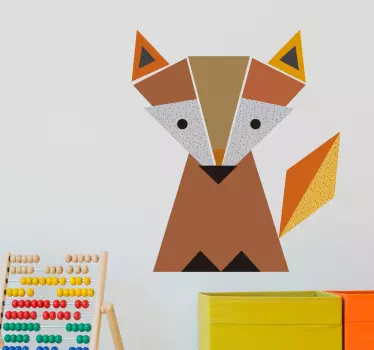 Autocolant de vulpe de animală sălbatică - TenStickers