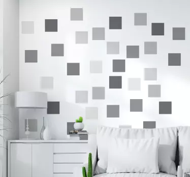 Autocolant decolorat gri - TenStickers
