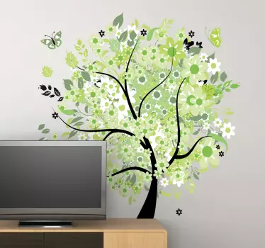 Autocolant decorare arbore de primăvară - TenStickers