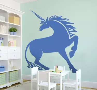 Autocolant decorativ de perete unicorn - TenStickers