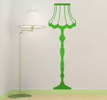 Autocolant decorativ lampă clasică - TenStickers