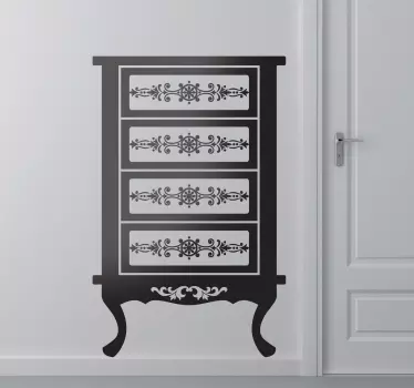 Autocolant decorativ pentru dulap francez - TenStickers
