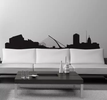 Autocolant dublin skyline - TenStickers