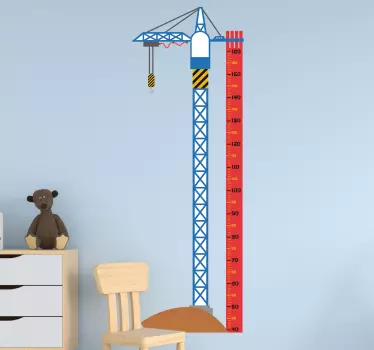 Autocolant înălțimea diagramei de perete - TenStickers