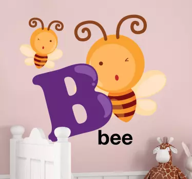 Autocolant litera b - TenStickers