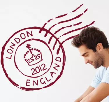 Autocolant londra timbru londra - TenStickers