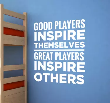 Autocolant motivațional de fotbal - TenStickers