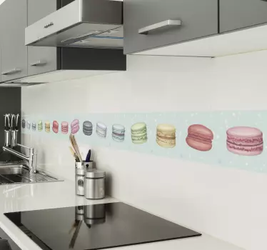 Autocolant multiplu de macaroon de graniță - TenStickers