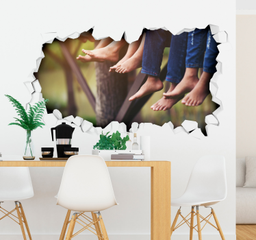 Autocolant mural mural 3d personalizat - TenStickers