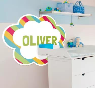 Autocolant nor personalizat colorat - TenStickers