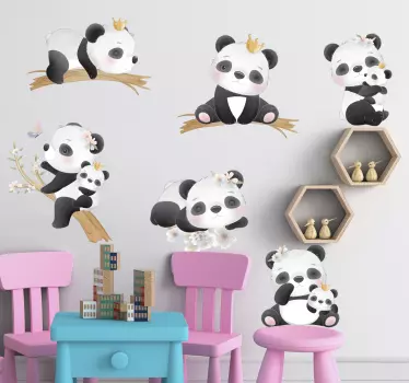 Autocolant panda life animal sălbatic - TenStickers