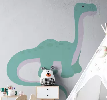 Autocolant pentru copii dinozaur cu gât lung - TenStickers