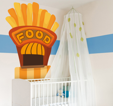 Autocolant pentru copii fast food - TenStickers