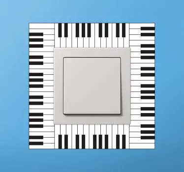 Autocolant pentru tastatură pentru pian - TenStickers